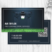 Carte De Visite drone aérien UAV personnalisé QR