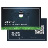 Carte De Visite drone aérien UAV personnalisé QR