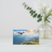 Carte De Visite Drone dans le ciel (Debout devant)