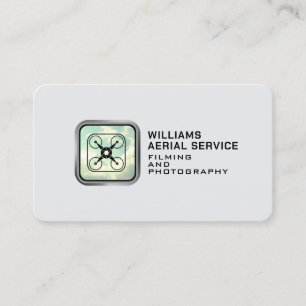 Carte De Visite Drone de logo minimal