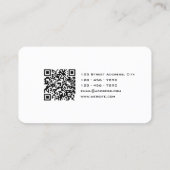 Carte De Visite Drone de logo minimal (Dos)