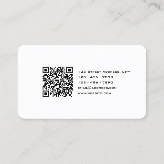 Carte De Visite Drone de logo minimal (Dos)