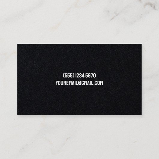 Carte De Visite Drone Premium (Dos)