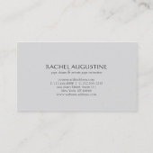 Carte De Visite Drop d'eau sur Lotus avec OM Symbole YOGA Instruct (Dos)