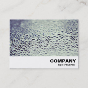 Carte De Visite Droplets d'eau sur verre 01