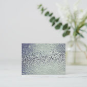 Carte De Visite Droplets d'eau sur verre 01 (Debout devant)