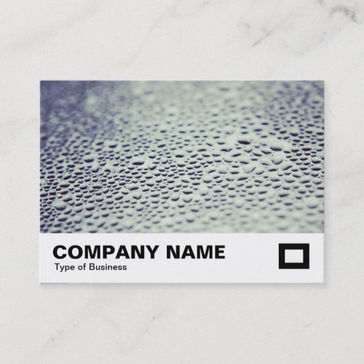 Carte De Visite Droplets d'eau sur verre 01 (Devant)