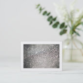 Carte De Visite Droplets d'eau sur verre 02 (frontière) (Debout devant)