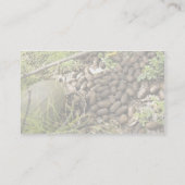 Carte De Visite Droppings d'orignal (Dos)