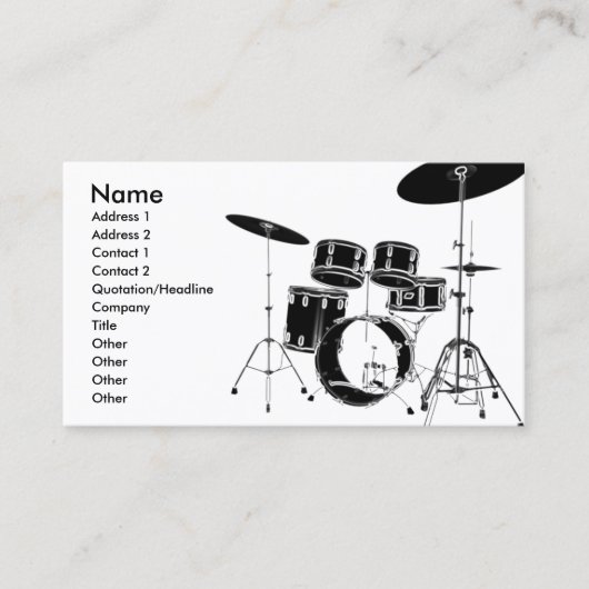 Carte De Visite drum_edge (Devant)