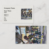 Carte De Visite Drum Major of Pipe Band (Devant / Derrière)