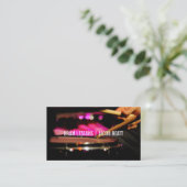 Carte De Visite Drum Music Lessons Drumsticks Professeur de groupe (Debout devant)