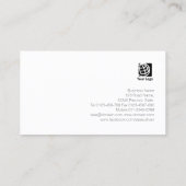 Carte De Visite Drummer Colorful Sound Wave Musicien (Dos)