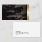 Carte De Visite Drums Drummer Drum Player Musicien (Devant / Derrière)