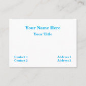 Carte De Visite Drums musicaux Piano Keys Musique (Dos)