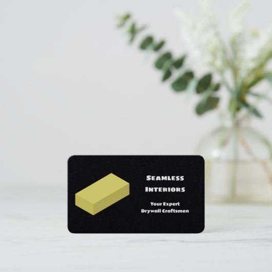 Carte De Visite Drywall (Debout devant)