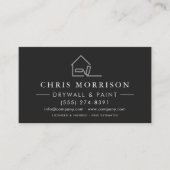 Carte De Visite Drywall & Paint Painting QR Code Professional (Devant)