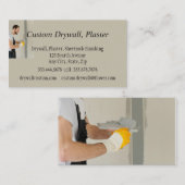 Carte De Visite Drywall, Plâtre, Finition Sheetrock (Devant / Derrière)