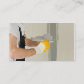 Carte De Visite Drywall, Plâtre, Finition Sheetrock (Dos)