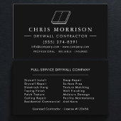 Carte De Visite Drywall Sheetrock Contractor