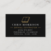 Carte De Visite Drywall Sheetrock QR Code (Devant)