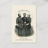 Carte De Visite Drywall Stucco Peinture des héros de guerre civile (Devant)