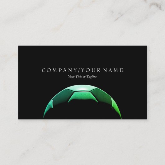 Carte de visite du bal de football (Devant)