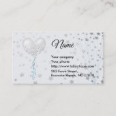 Carte de visite du ballon et des étoiles (Devant)