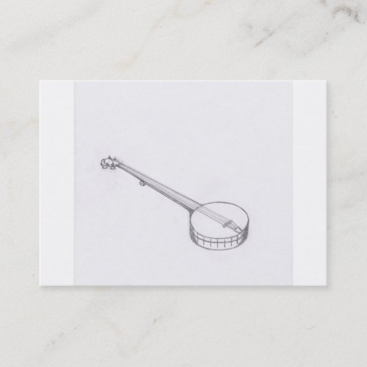 Carte de visite du banjo de Robert (Devant)