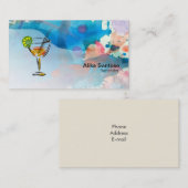 Carte de visite du barman (Devant / Derrière)