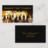 Carte de visite du barman (Devant / Derrière)