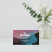 Carte de visite du barman (Debout devant)