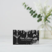 Carte de visite du barman du parti privé (Debout devant)