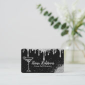 Carte de visite du barman du parti privé Silver Bl (Debout devant)