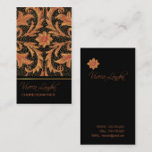 Carte de visite du baroque de Viveca Londres (Devant / Derrière)