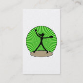 Carte de visite du base-ball de Fastpitch (Dos)