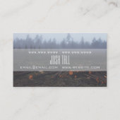 Carte de visite du bois de chauffage de l'arbre (Dos)