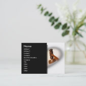 Carte de visite du bureau du droit (Debout devant)