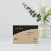 Carte de visite du cabinet d'avocats (Debout devant)