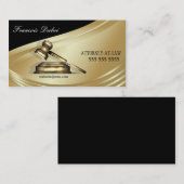 Carte de visite du cabinet d'avocats Gavel (Devant / Derrière)