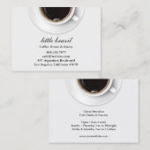 Carte de visite du café Chubby (Devant / Derrière)