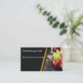 Carte de visite du Café Market Fresh (Debout devant)