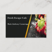 Carte de visite du Café Market Fresh (Devant)
