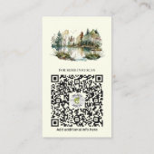 Carte de visite du camp d'été - conception des boi (Dos)