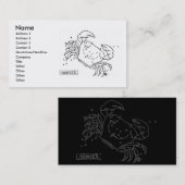 Carte de visite du cancer (Devant / Derrière)