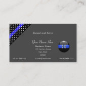 Carte de visite du capitaine de police de la ligne (Devant)