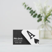 Carte de visite du casino de poker Dealer (Debout devant)