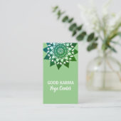 Carte de visite du centre de yoga (Debout devant)