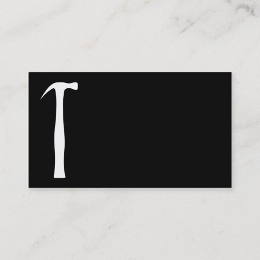 Carte de visite du charpentier 7 (Devant)