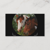 Carte de visite du cheval (Dos)